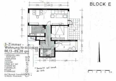 Ruhige 3-Zimmer-EG-Wohnung mit Terrasse und Garten in einmaliger Lage