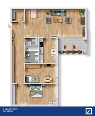 Attraktive 3-Zimmer-Wohnung in der Weststadt Ravensburg mit großzügigem Balkon