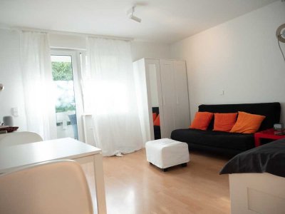 Wunderschönes 1-Zimmer-Apartment mit großem Balkon  ins Grüne