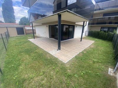 ERSTBEZUG - neue 2 Zimmer Gartenwohnung mit 2 Garagenplätzen