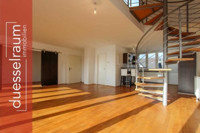 Bilk: Urbanes Wohnen mit Dachterrasse – Maisonette in zentraler Lage