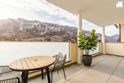 Helle 2-Zimmer-Neubauwohnung mit großem Balkon &amp; Fernblick am Attersee