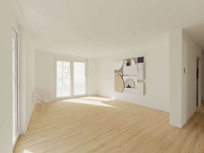 Neubau-KfW 55 EE Erstbezug: Barrierefreie Erdgeschosswohnung mit moderner Ausstattung & Stellplatz