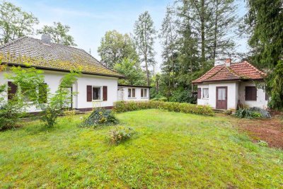 Wassernah! Keller, ausbaufähiges Dach, Nebengebäude, Carport usw.: Ein-/Zweifamilienhaus Bad Saarow