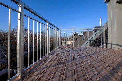 Dachgeschossneubau Maisonette Wohnung mit großer Terrasse samt Weitblick