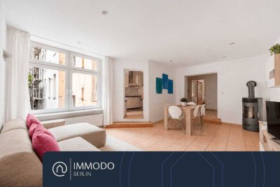 � Familien-Traum im Soldiner Kiez - Charmante 4 Zi Altbau-Wohnung mit Balkon, Einbauküche & Kamin