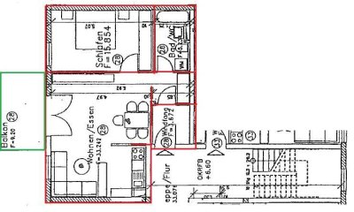 Exklusive, gepflegte 2-Zimmer-Wohnung mit Balkon und EBK in Heilbronn