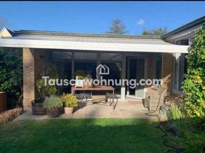 Tauschwohnung: Moderner Bungalow mit Garten gegen kl. zentrale Wohnung