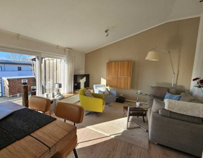 Staffelgeschosswohnung mit großzügiger Dachterrasse und Blick über Bocholt