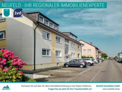 Helle 2 Zimmer Wohnung im Zentrum Neckarsulms zu verkaufen!