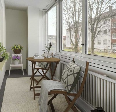 Stilvolle 2-Zimmer-Wohnung in Königsbrunn mit Loggia & Stellplatz ab 01.06.25 bezugsfertig