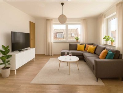 3,5-Zimmer-Wohnung mit Balkon und Garage in Denkendorf