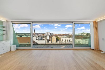Traumhafter Panorama Wienblick: Großzügige Dachgeschosswohnung mit zwei Terrassen