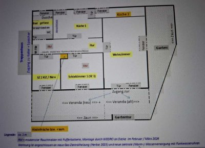 ERSTBEZUG:          3,5-Raum EG-Wohnung mit geh. Innenausstattung + großer Veranda in Goldbach