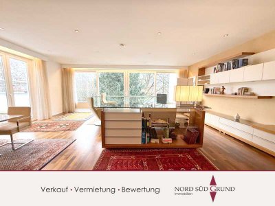 Exklusive Wohnung mit Dachterrasse, Aufzug und Garage – direkt am Stadtgarten in Bühl.