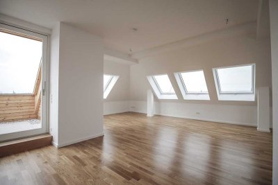 *** Einzigartige Maisonette * 4 Zimmer * Parkett * Loggia & Dachterrasse *