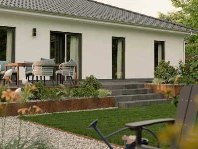 Altersgerecht gebaut - Stufenlos leben auf einer Ebene in Deetz (inklusive Grundstück)