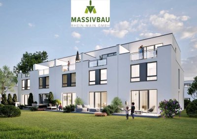 NEUBAUGEBIET NACKENHEIM - NEUBAU TOWNHOUSES - Massiv Stein auf Stein von der Massivbau Rhein-Main