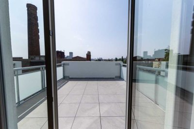 Maisonettewohnung -  5 Zimmer, Dachterrasse, Parkett, Tageslichtbad, Gäste-WC, Stellplatz, EBK