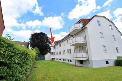 Helle 73qm 3-Zimmer-Wohnung nahe Mercedes, Rheinmetall, TKMS - Balkon, Büro & Tiefgarage