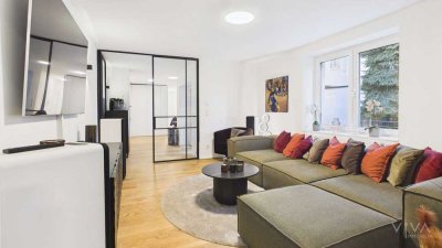Saniert & Möbliert : 3-Zimmer-Loft in Top-Lage zwischen Lorettoviertel und Medienhafen
