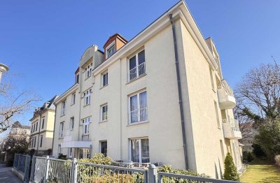 Stilvolle Eigentumswohnung mit Südwest-Balkon in begehrter Lage von Dresden