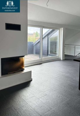 **3-Zimmer-Wohnung mit Kamin, EBK und Dachterrasse im beliebten Stadtfeld-Ost **