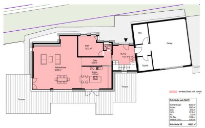 Großzügiges Haus mit Doppelgarage, Garten und grosser Süd-West Terrasse