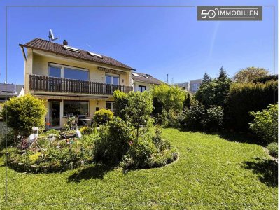 Freistehendes Zweifamilienhaus mit sonnigem Garten in ruhiger Lage - teilvermietet