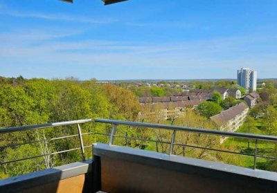 Wohnen über den Dächern von Wolfsburg. 2 Zimmer mit Balkon. 58m² Wohnfläche.