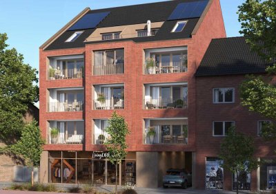 Münsters Marktallee! Exklusiver Neubau mit sonnigem Balkon