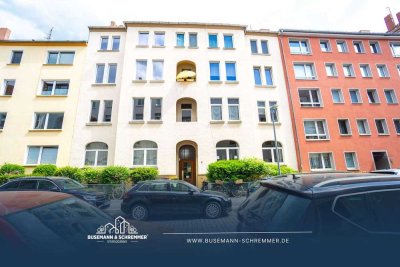 Wohnen im Altbau zwischen Eilenriede und Maschsee – hohe Decken und zwei Balkone in der Südstadt