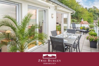 Käufer provisionsfrei! Dachterrassen-ETW in Fernsichtlage Laudenbach