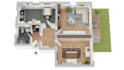 Wohnen mit Charakter: 2-Zimmer-Wohnung in Dresden-Cotta