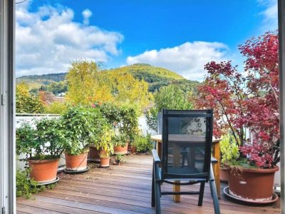 Schlossblick in klimatisierter Maisonette in bester Neuenheimer Lage