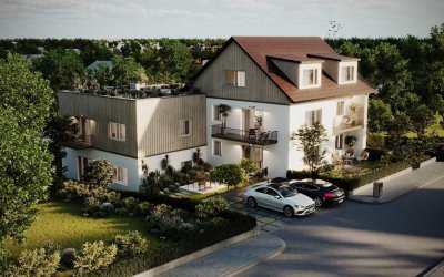 Stilvolle 3-Zimmer-Neubauwohnung mit Terrasse in Neustadt an der Aisch