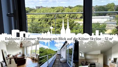Stufenlose 2 Zi.-DG Whg. inkl. Küche & großer Terrasse, Domblick, Klima & Tiefgarage & Aufzug