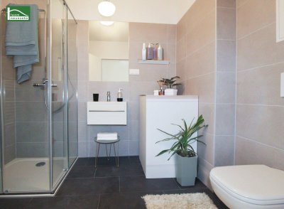 Hochwertige Kleinwohnung - Neubau-Erstbezug in Ruhelage mit U Bahn Anbindung! Terrasse und Garten!