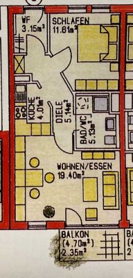 Stilvolle 2-Zimmer Wohnung mit bodentiefen Fenstern & grünem Ausblick – Bezugsfertig, ruhige Lage