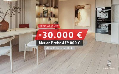 Familiendomizil im grünen Karlsfeld: Neubau-Wohnung mit Terrasse, Garten und offenem Wohnkonzept
