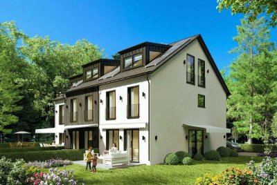 Neubau-Reiheneckhaus mit 6 Zimmern & Südgarten in ruhiger 30er-Zone, Top-Anbindung, nahe BMW-Viertel