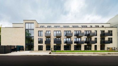 Neubau: Helle 1-Zimmer-Wohnung mit Einbauküche und Terrasse im Geist-Viertel