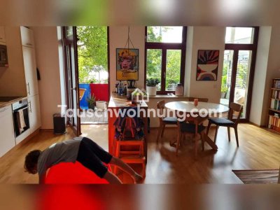 Tauschwohnung: Große 3-Zimmer-Wohnung mit Wohnküche und großem Balkon