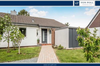 Komfortables Wohnen auf einer Ebene: Kernsanierter Bungalow in Sackgassenlage