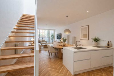 Kernsanierte Familien Maisonette-Wohnung im denkmalgeschützten Altbau