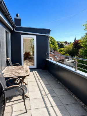 PROVISIONSFREI: Modernes Wohnglück (90m²) mit Südwest-Terrasse & neuer Gas-Zentralheizung
