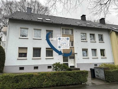 3-Zimmer Erdgeschosswohnung mit Balkon und Garten in Essen-Borbeck