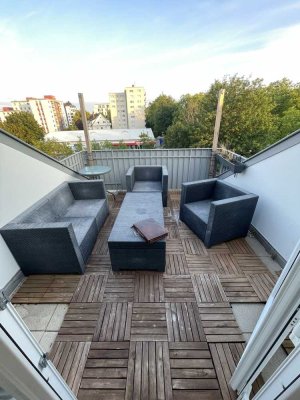 Renovierte 3-Zi-Wohnung mit Terrasse im Rheingauviertel