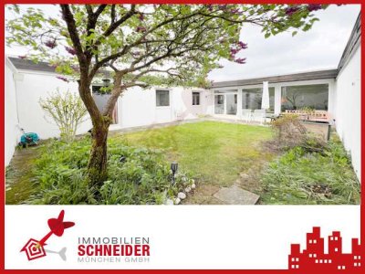 IMMOBILIEN SCHNEIDER - wunderschöner teilunterkellerter Bungalow mit kleinem Garten in ruhiger Lage