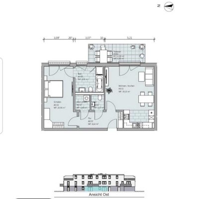 Neuwertige 2-Zimmer Wohnung mit EBK in Dannenbüttel